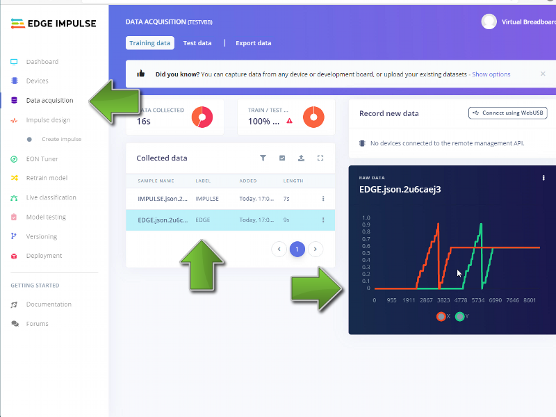 Model testing - Edge Impulse Documentation